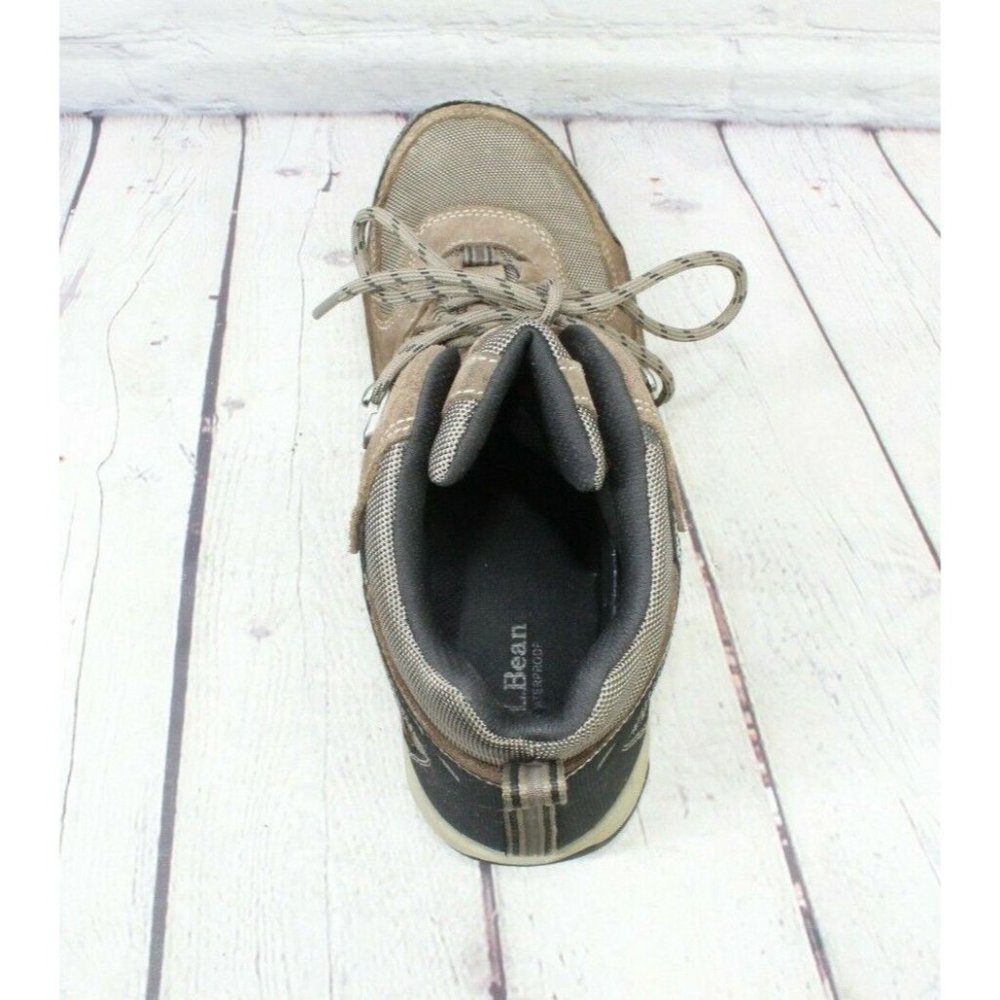 LL Bean Trail Model 4 Brown Ankle Waterproof Hiking Boots Size 10.5 M - Picture 6 of 9